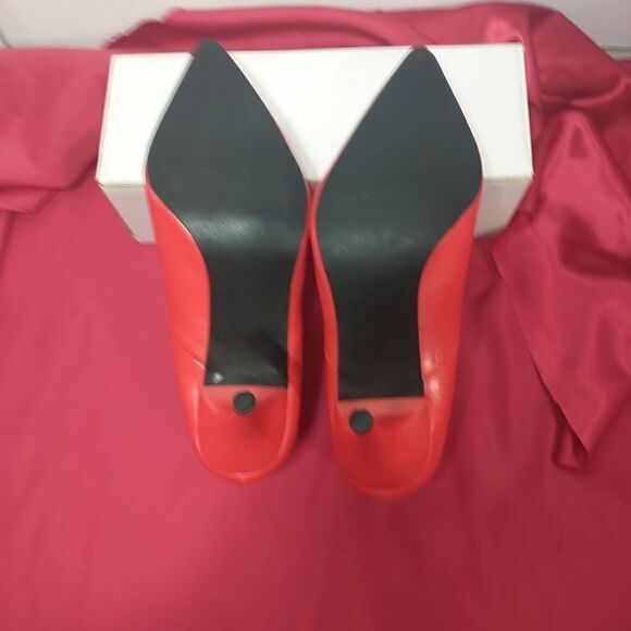 Le Dame Sexy Red  Cross Dresser High Heels Men's Size 10d - Picture 8 of 11